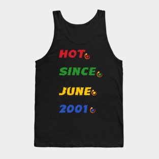 Hot & Legend Since May 2001 18th Birthday 18 Years Old T-Shirt straight outta 18th for women & daughter Tank Top